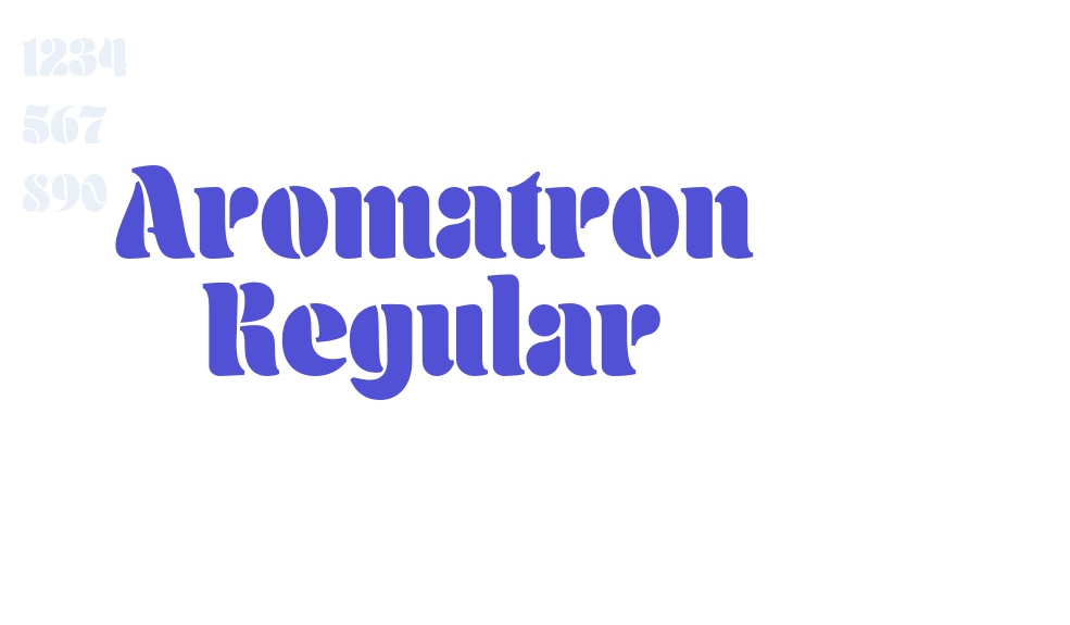 Aromatron Regular-font-download