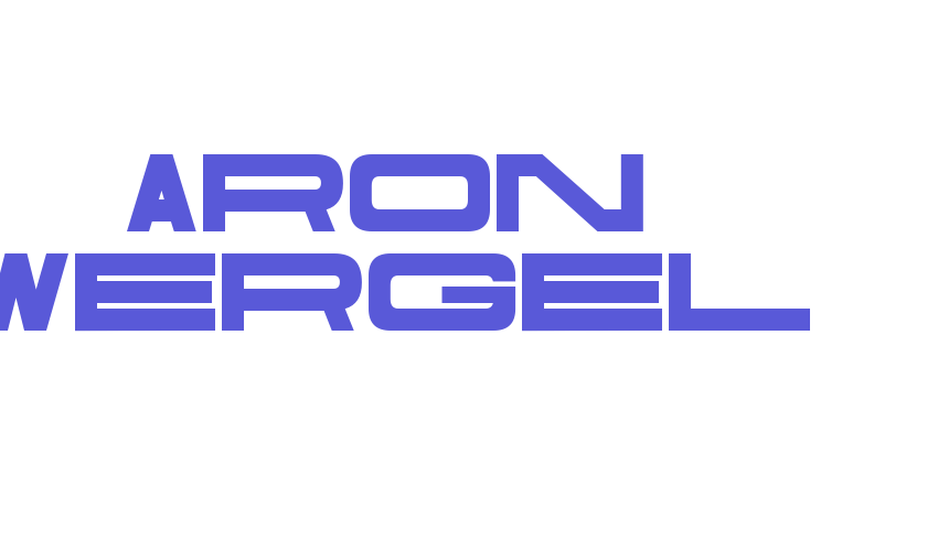 Aron Wergel Font