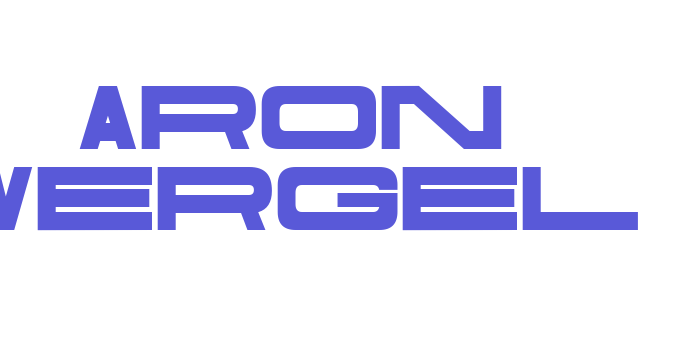 Aron Wergel Font Download