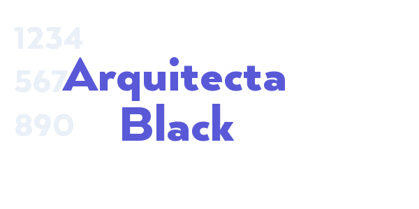 Arquitecta Black font free