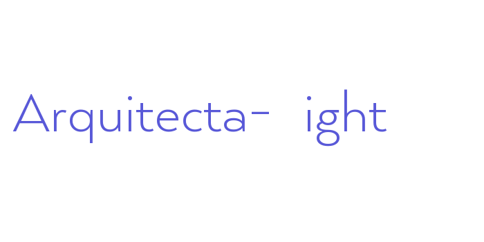 Arquitecta-Light Font Download