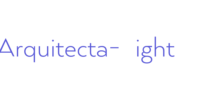 Arquitecta-Light Font