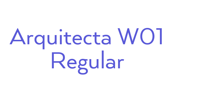 Arquitecta W01 Regular Font Download