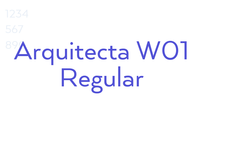 Arquitecta W01 Regular-font-download