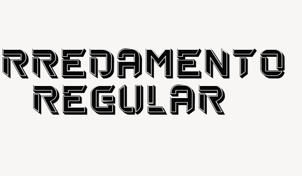 Arredamento Regular Font