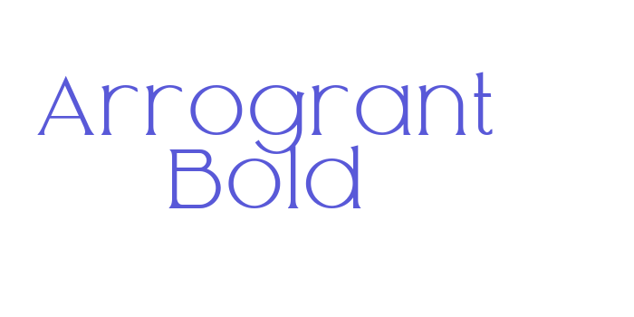 Arrogrant Bold Font Download