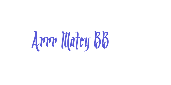 Arrr Matey BB Font