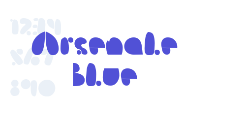 Arsenale Blue-font-download