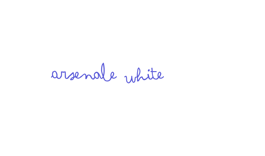 Arsenale White Font