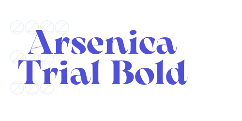 Arsenica Trial Bold-font-download