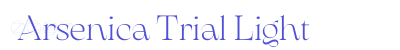 Arsenica Trial Light-font