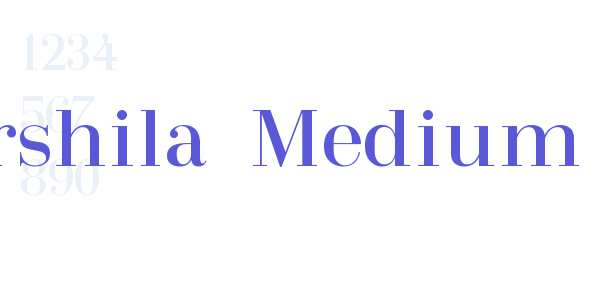 Arshila-Medium font free