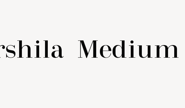 Arshila-Medium Font