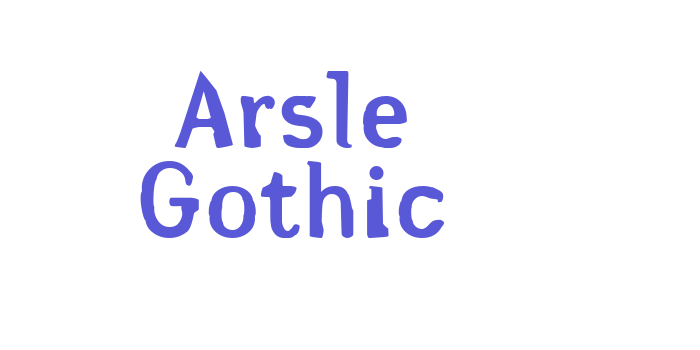 Arsle Gothic Font