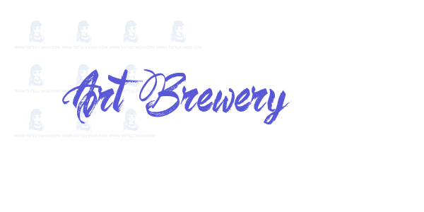 Art Brewery font free