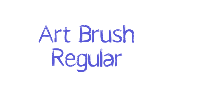 Art Brush Regular Font Download