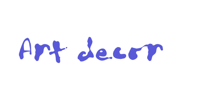 Art decor Font