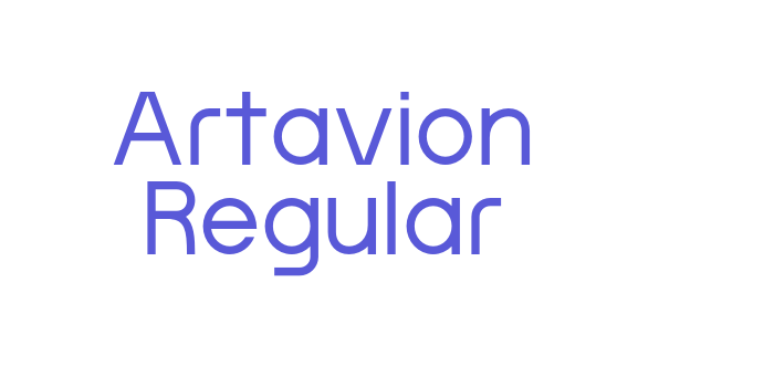 Artavion Regular Font Download