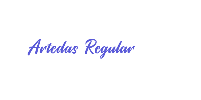 Artedas Regular Font Download