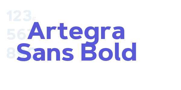 Artegra Sans Bold font