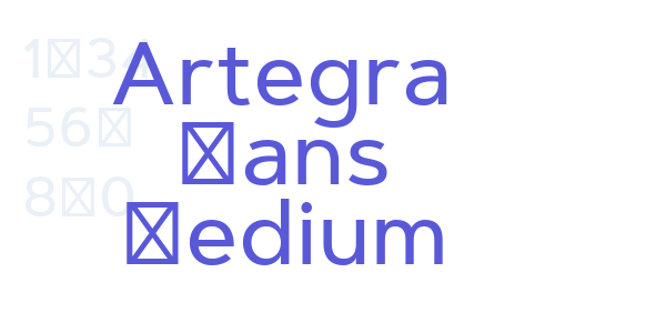 Artegra Sans Medium font free