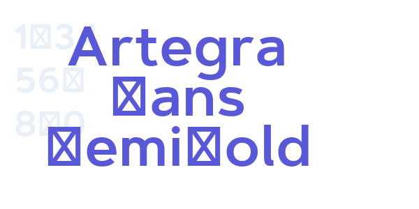 Artegra Sans SemiBold font free