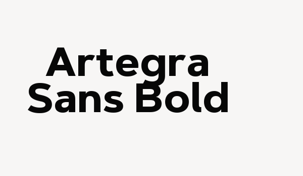 Artegra Sans Bold Font