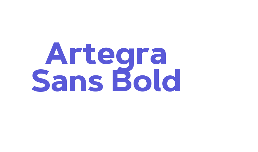 Artegra Sans Bold Font Download