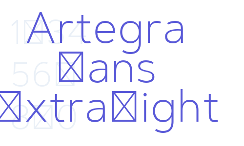 Artegra Sans ExtraLight Font Download