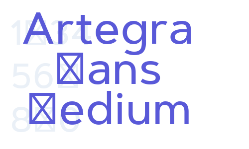 Artegra Sans Medium Font Download