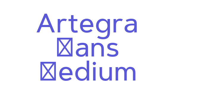 Artegra Sans Medium Font Download