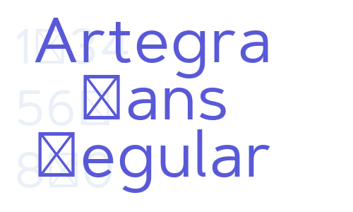 Artegra Sans Regular Font Download