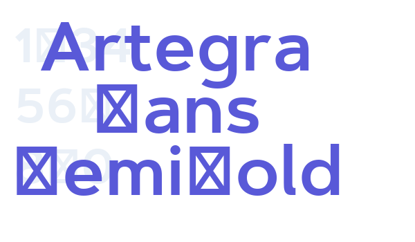 Artegra Sans SemiBold Font