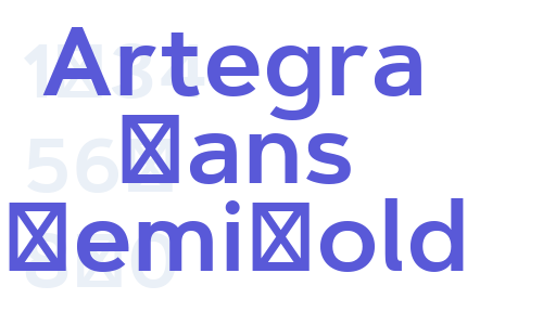 Artegra Sans SemiBold Font Download