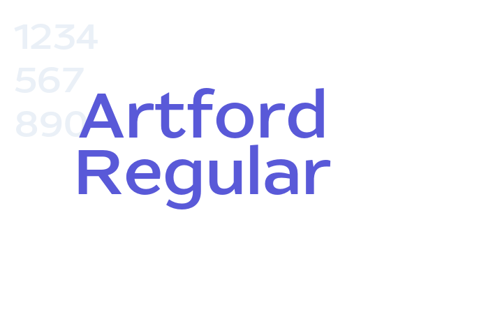 Artford Regular font free