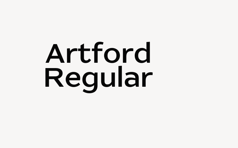 Artford Regular Font