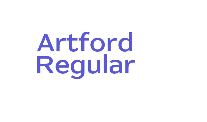 Artford Regular Font