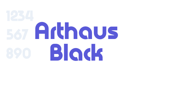 Arthaus Black font free