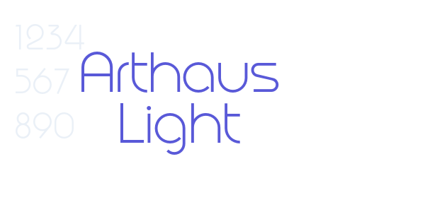 Arthaus Light font free