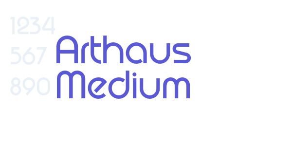 Arthaus Medium font free