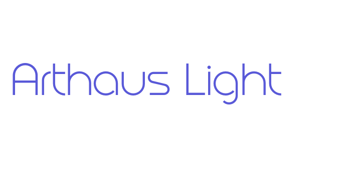 Arthaus Light Font Download