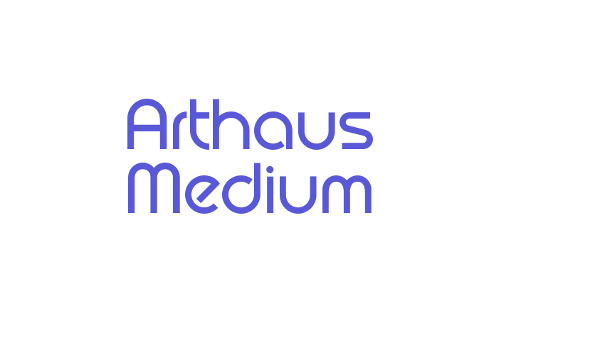 Arthaus Medium Font