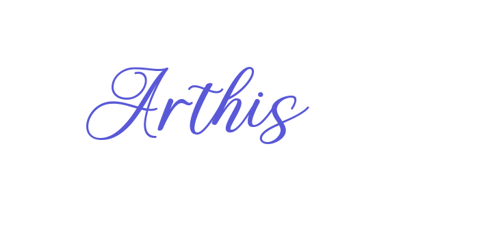 Arthis Font