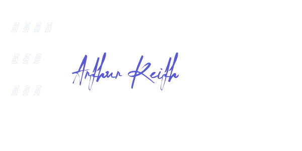 Arthur Keith font free