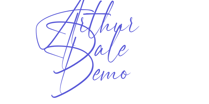 Arthur Dale Demo Font Download