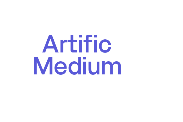 Artific Medium Font