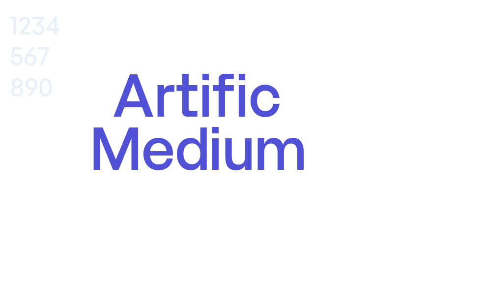 Artific Medium-font-download