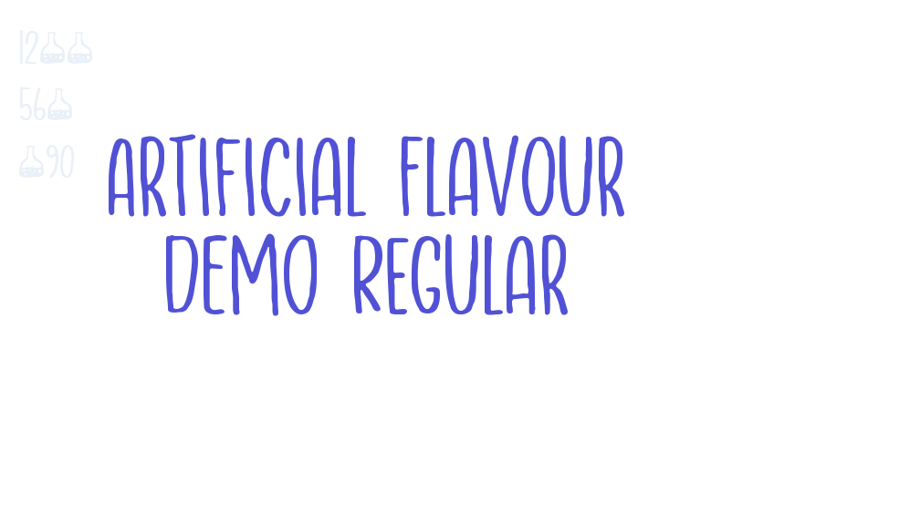 Artificial Flavour DEMO Regular-font-download