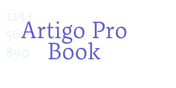 Artigo Pro Book font free