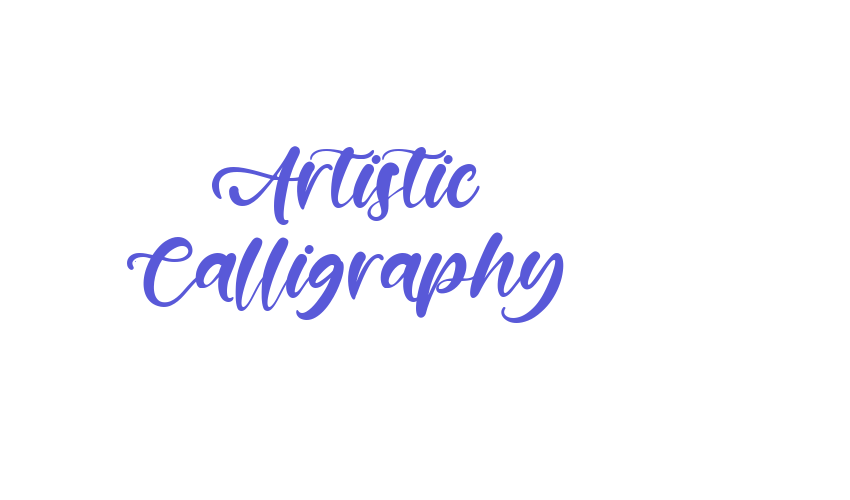 Artistic Calligraphy Font